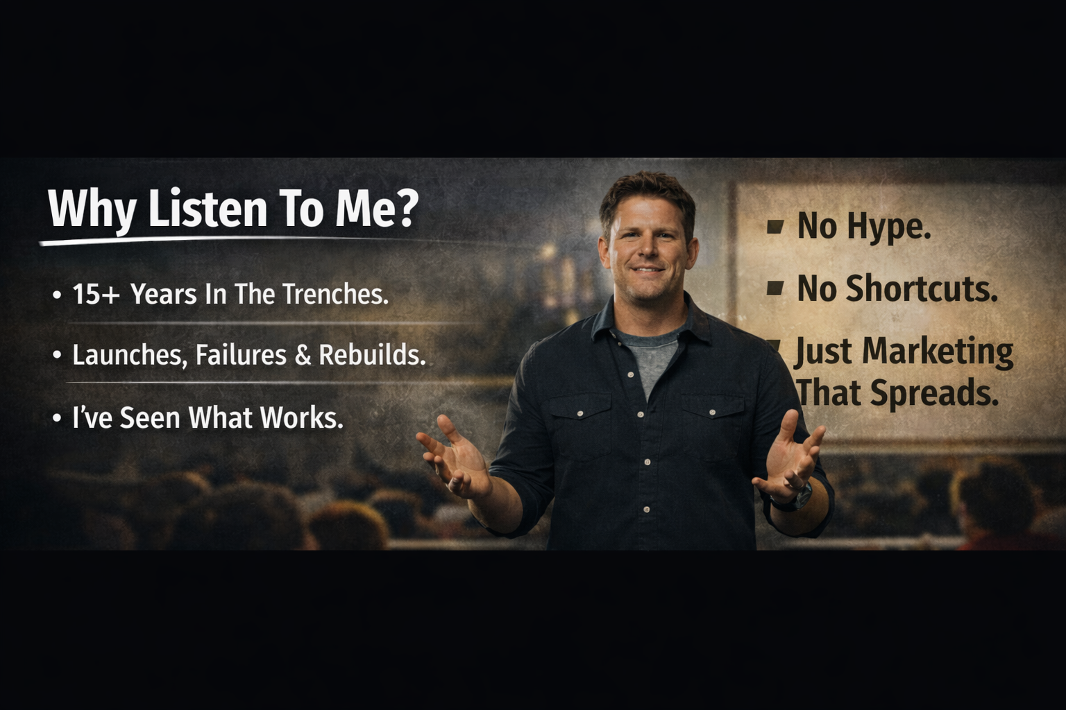 Why listen to me? 15+ years in the trenches.